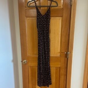 ROLLA'S Black Floral Maxi Dress
